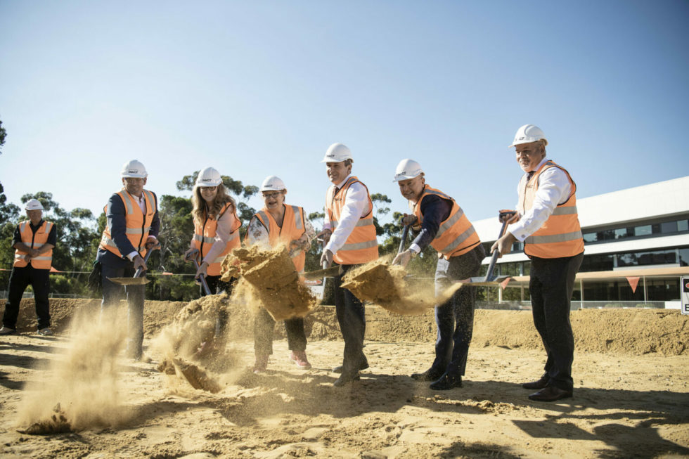 Breaking ground at Bob Hawke College Stage 2 PACT Construction