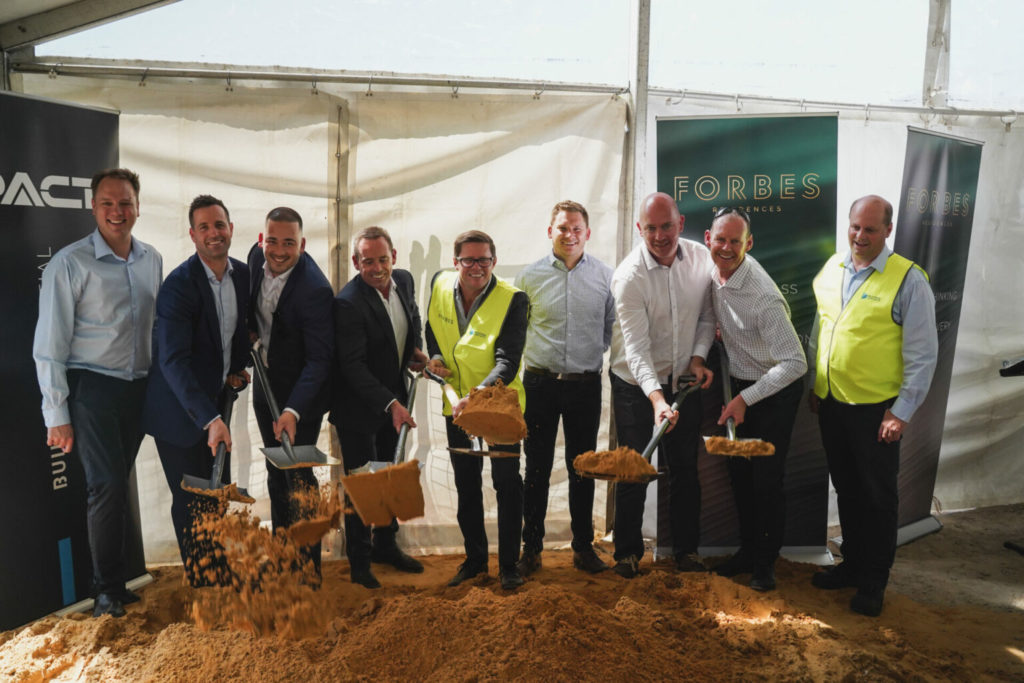 Marking The Commencement Of Construction At Forbes 4