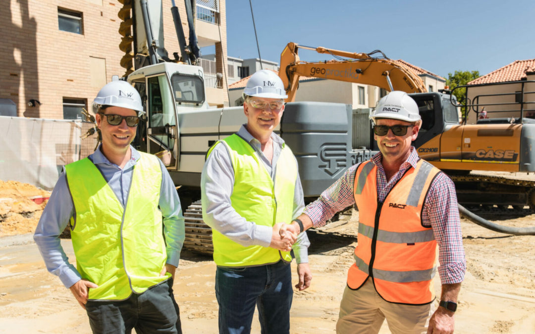 Sod turning at Grandton in Applecross