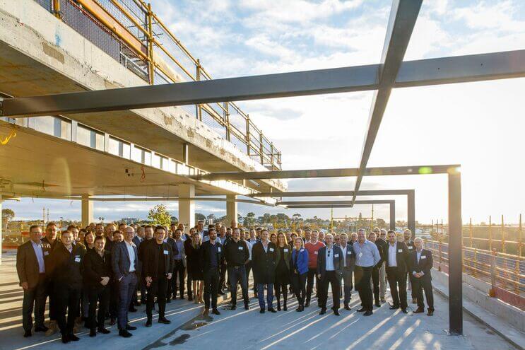 Topping Out Ceremony At Leederville