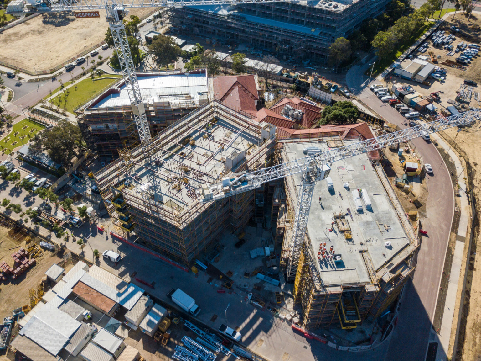 Topping Out At Victoria House In Shenton Park 1