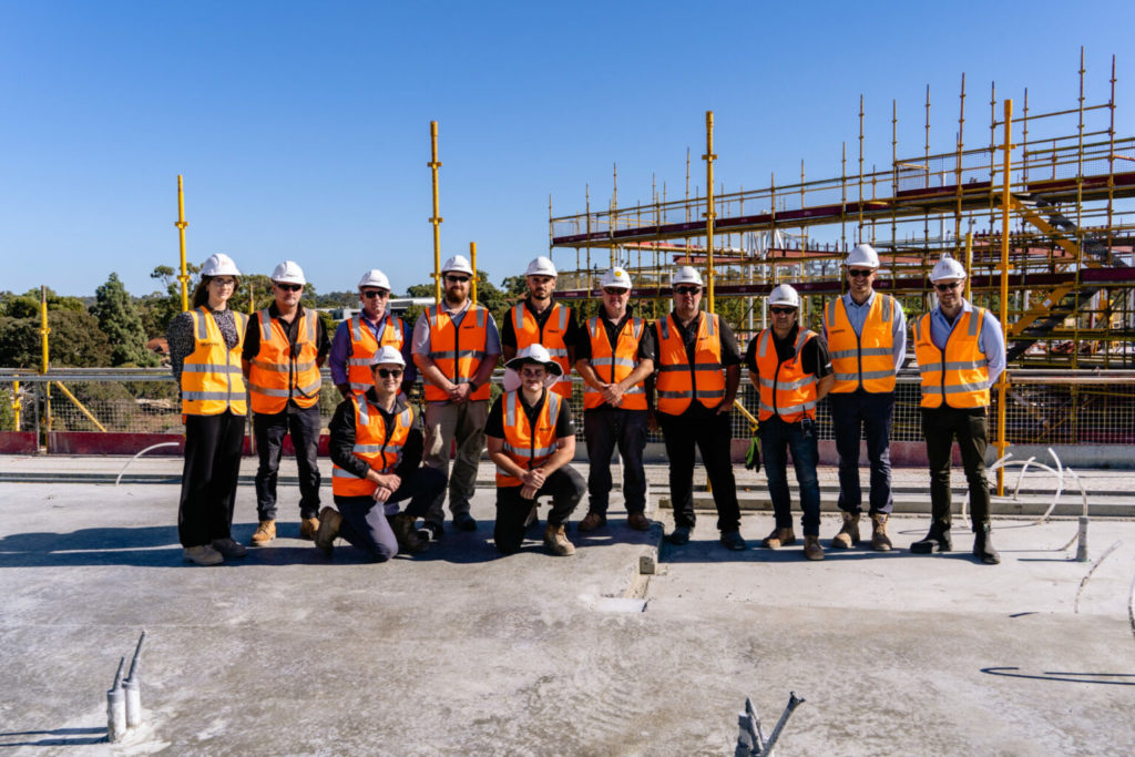 Topping Out At Victoria House In Shenton Park 2